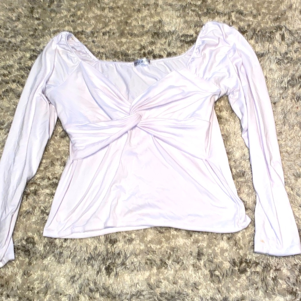 Long sleeve white shirt